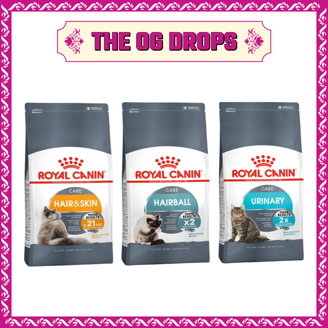 Royal Canin Hair & Skin, Hairball and Urinary Care Adult Cat Dry Food Combo image 2