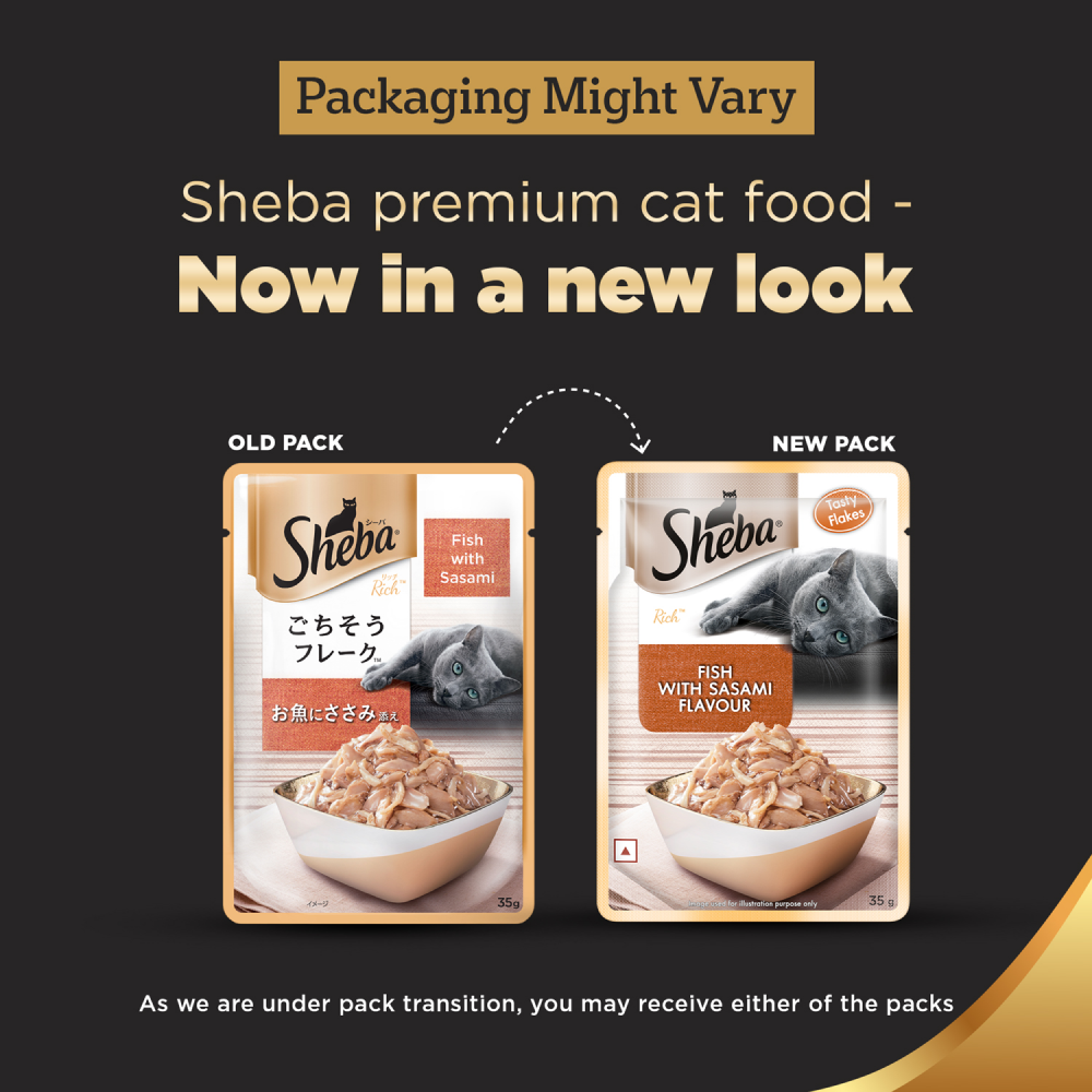 Sheba Skipjack & Salmon Fish, Maguro & Bream and Fish with Sasami Flake Premium Cat Wet Food Combo image 10