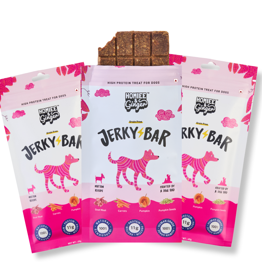 Homiee & Ginger Air Dried Grain Free Mutton Jerky Bar Dog Treats image 9