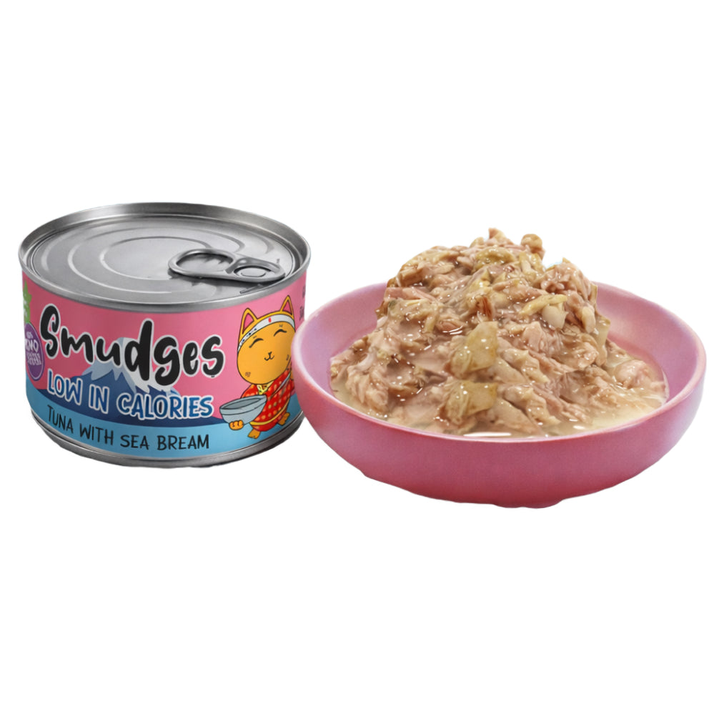 Smudges Tuna Flakes with Sea Bream in Soft Jelly Adult Cat Wet Food image 10