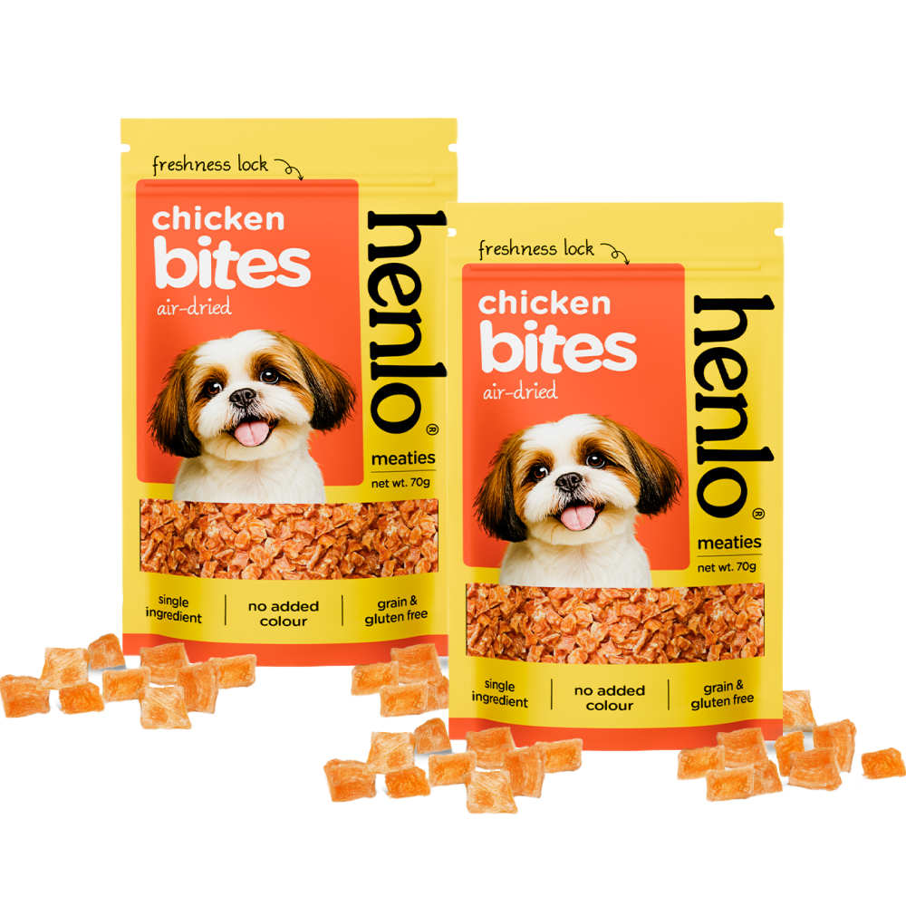 Henlo High Protein Air Dried Chicken Bites Dog Treats image 7