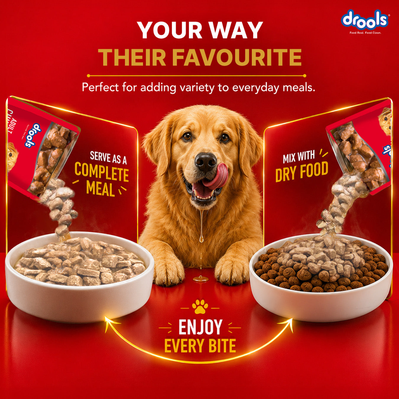 Drools Real Chicken & Chicken Liver Chunks in Gravy Adult Dog Wet Food (60g) image 8