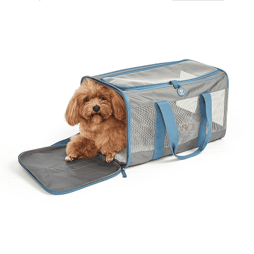 Barkbutler x Fofos Standard Carrier for Dogs and Cats (Grey/Blue) image 5