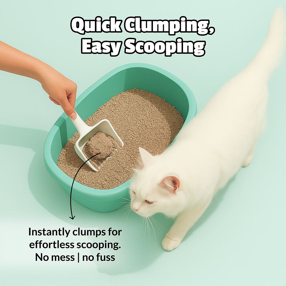 Scoopy Cat Litter | Lavender Scented | 100% Natural Indian Brown Sand image 5