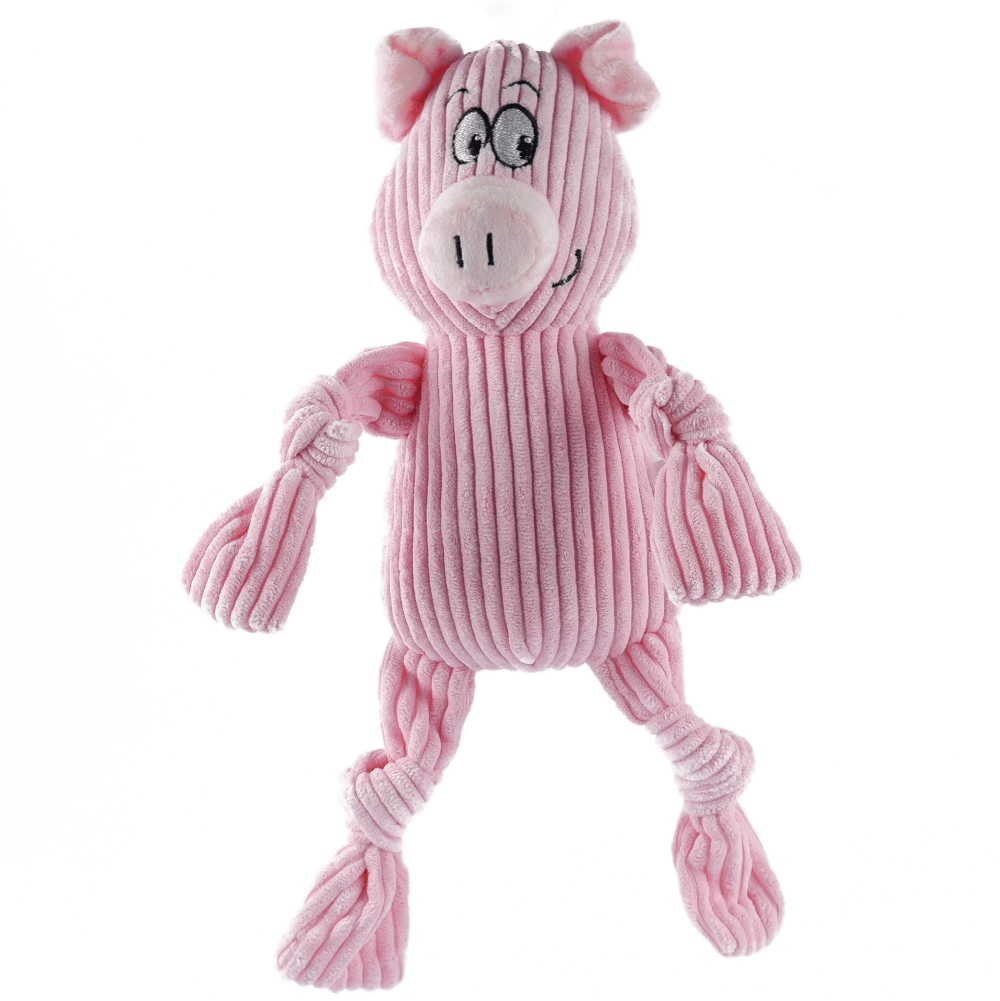 Barkbutler x Fofos Fluffy Pig Pink Plush Toy for Dogs (Pink) image 3