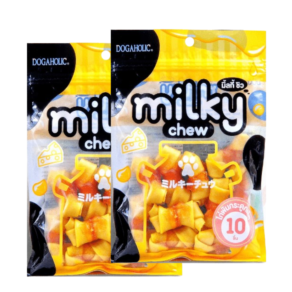 Dogaholic Milky Chew Cheese Chicken Bone Style image 7