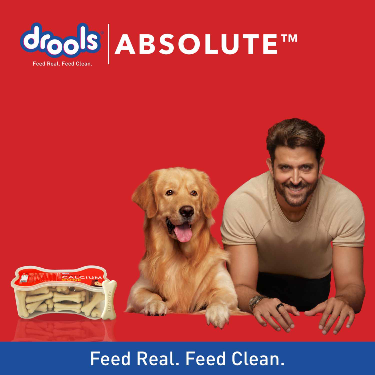 Drools Absolute Calcium Bones (Jar), Kennel Kitchen Chicken Flaxseed Stick Dogs Treat Combo image 6