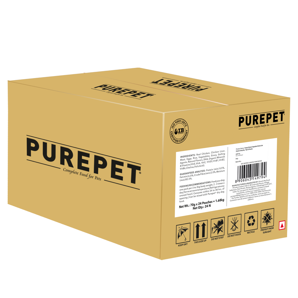 Purepet Chicken & Vegetable Chunks in Gravy Adult Dog Wet Food image 7