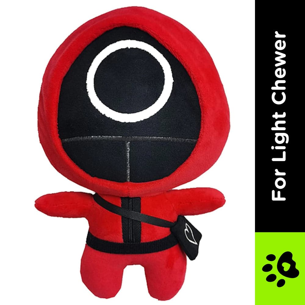 Goofy Tails Squid Games Cricle Printed Stuffed Toy for Dogs image 2