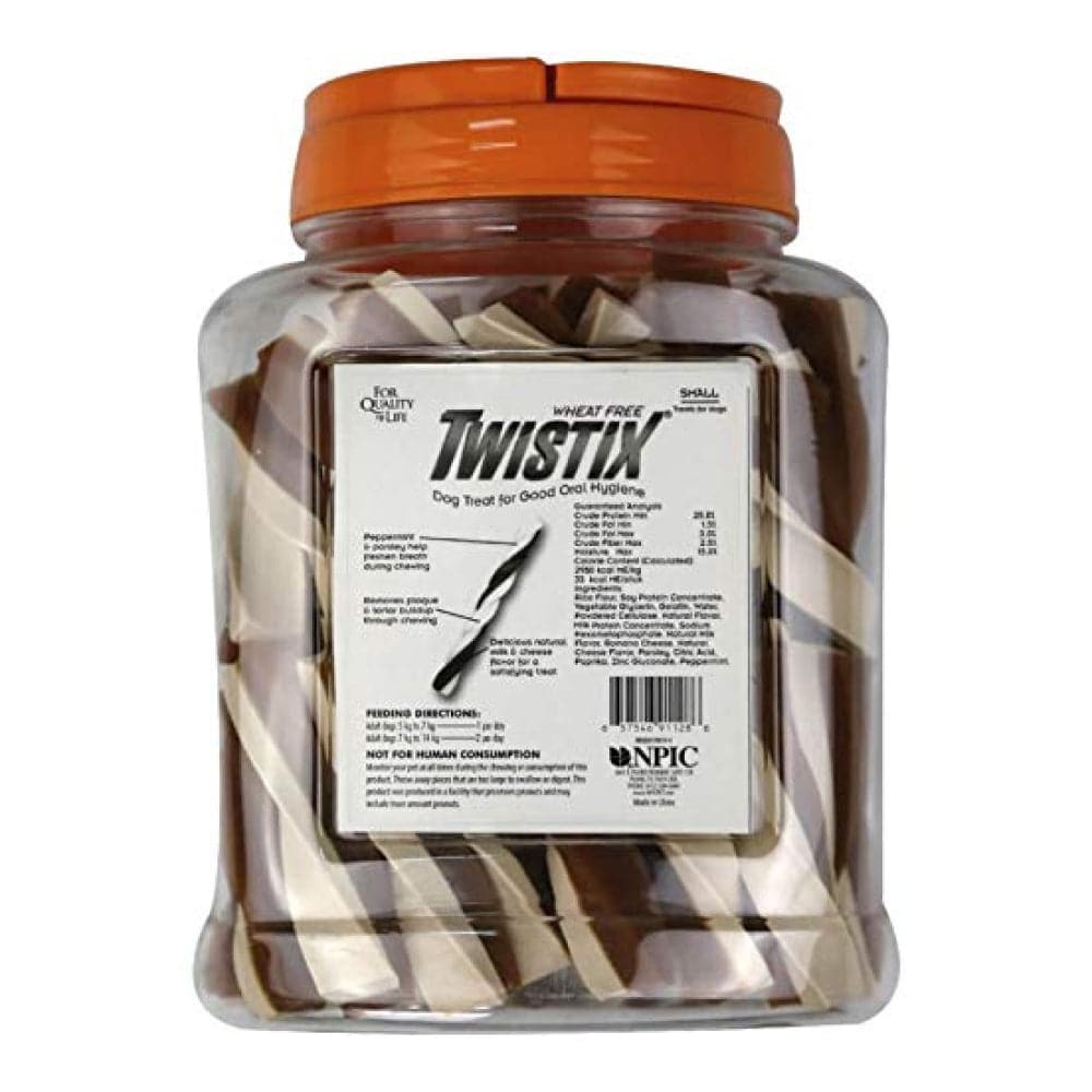 NPIC Twistix Milk and Cheese Canister Dog Treats image 2