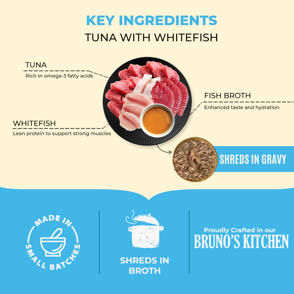 Bruno's Wild Essentials Tuna with Whitefish Cat Wet Food image 3