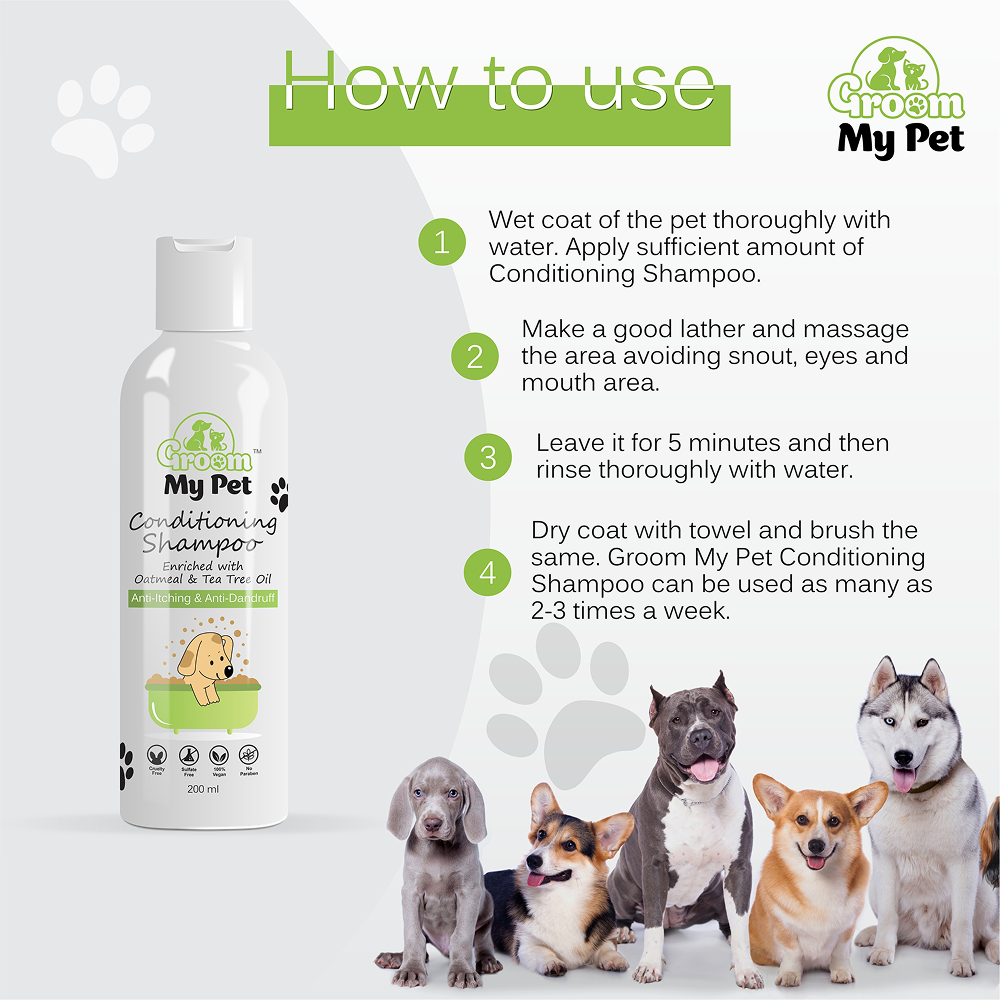 Groom My Pet Anti Itch & Dandruff Conditioning Shampoo for Dogs image 5
