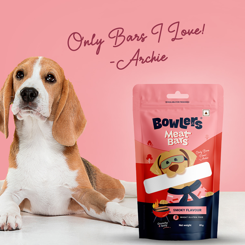 Bowlers Smoked Flavour Meat Bars Dog Treats image 7