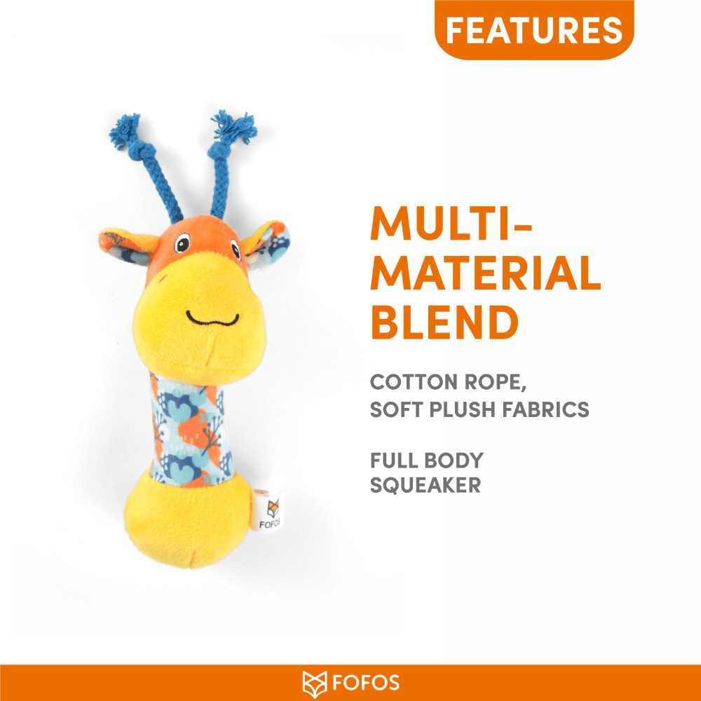 Barkbutler x Fofos Puppy Giraffe Toy for Dogs image 5
