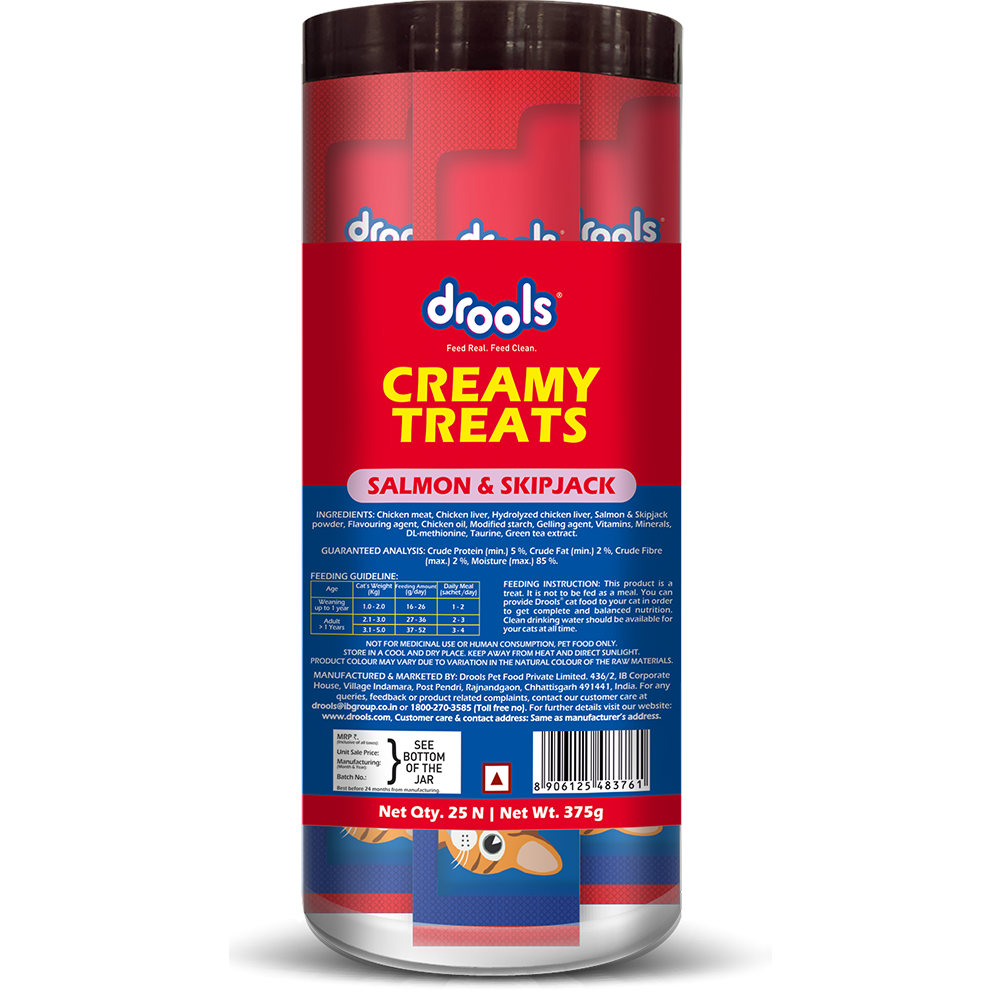 Drools Salmon & Skipjack Creamy Cat Treats image 5