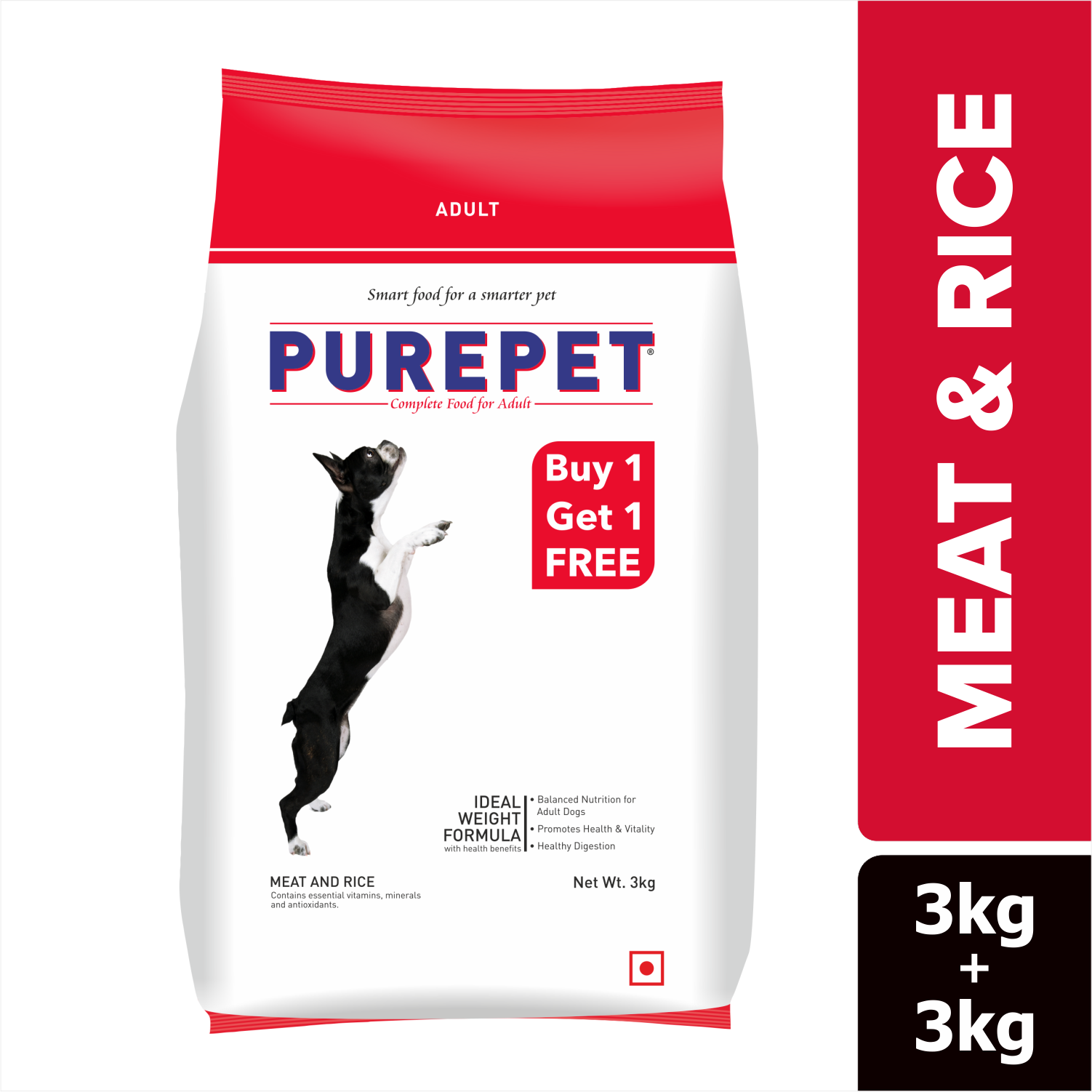 Purepet Meat and Rice Adult Dog Dry Food image 9