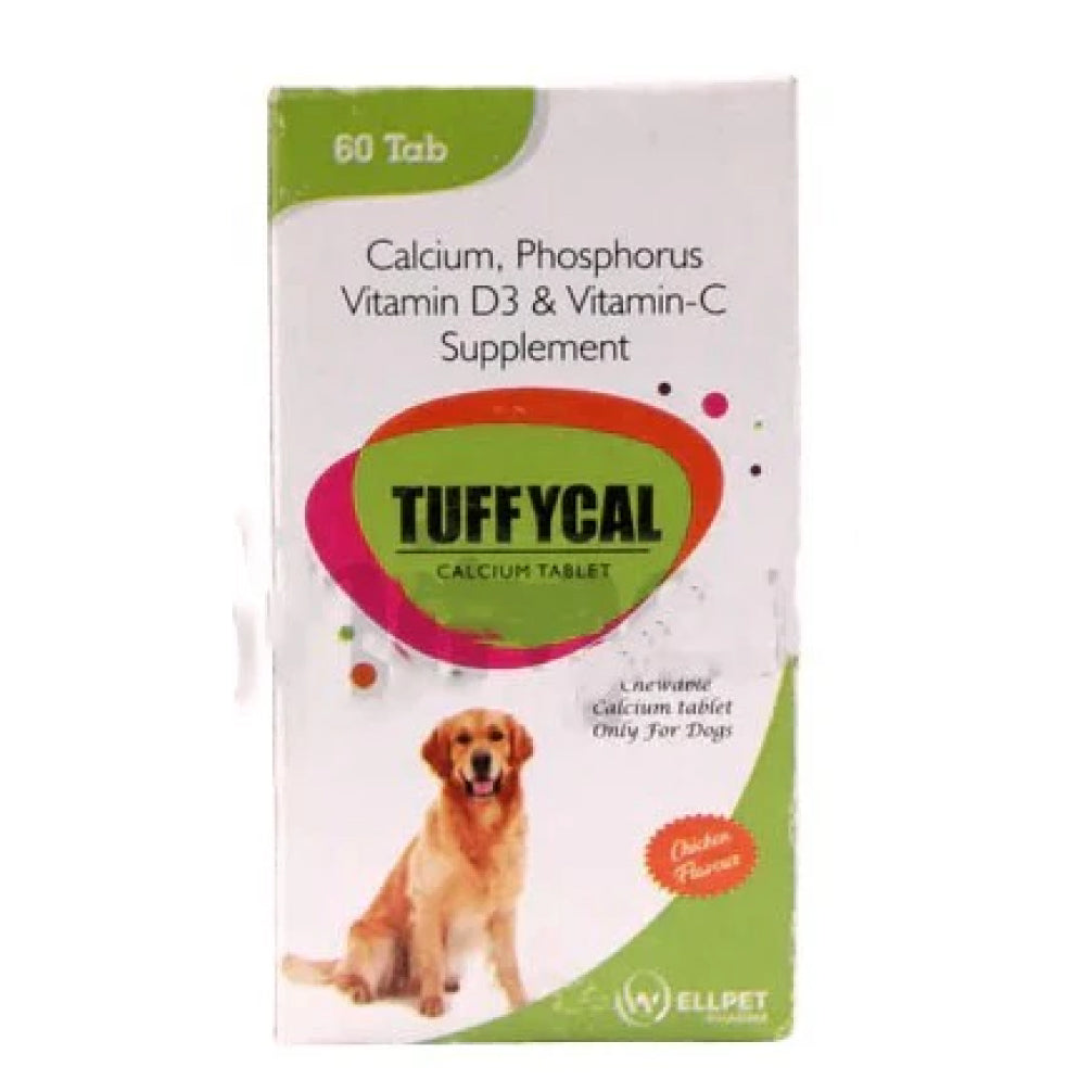 Wellpet Tuffycal Tablet Calcium Supplement for Dogs