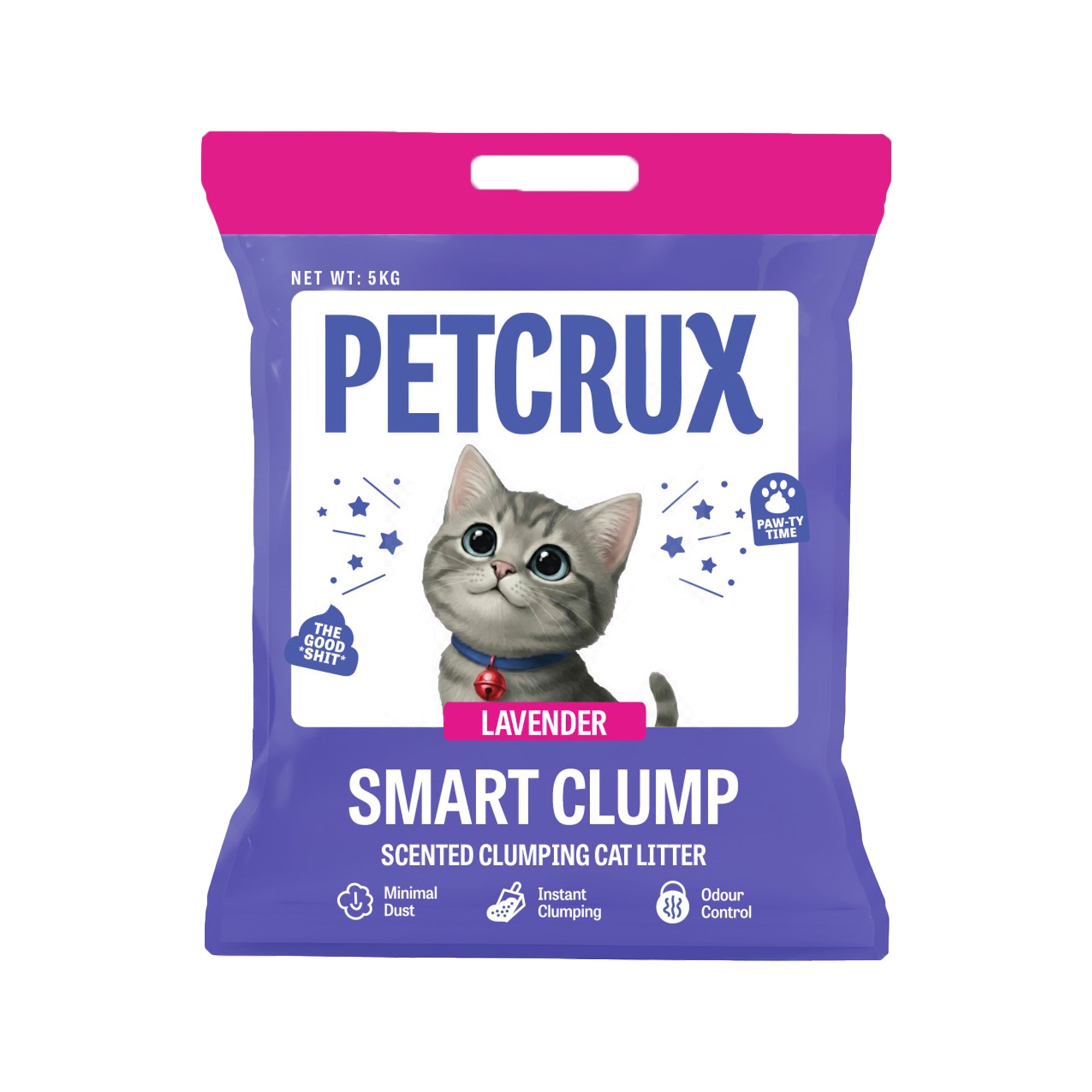 Petcrux Lavender & Lemon Scented Smart Clumping Cat Litter
