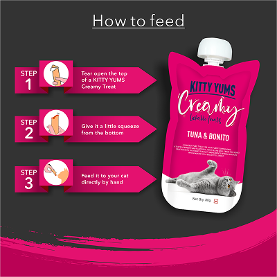 Kitty Yums Lickable Tuna & Bonito Creamy Cat Treat image 4