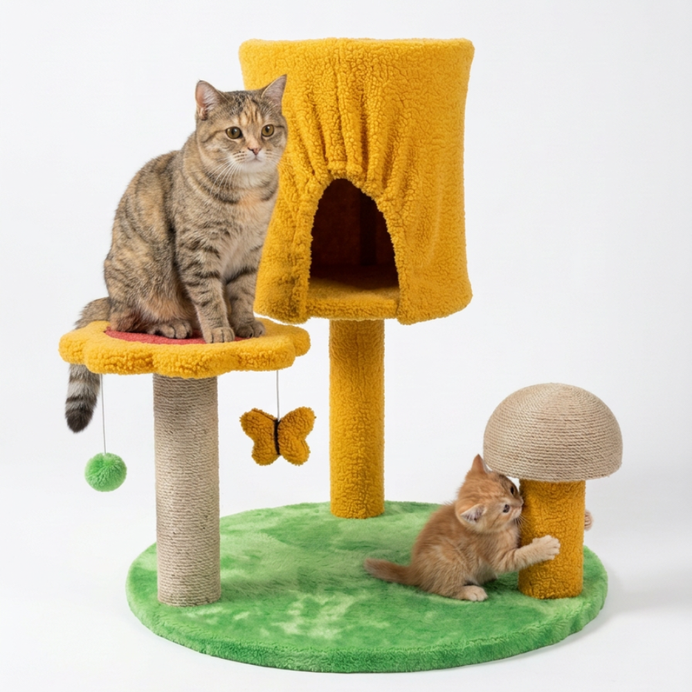 Skatrs Furrytale Tower Cat Tree for Cats and Kittens image 2