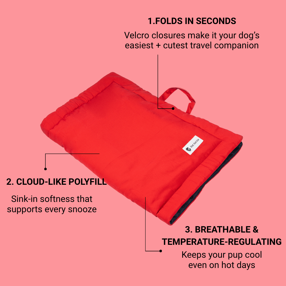 Pet Set Go Coloured Mat for Dogs (Red) image 2
