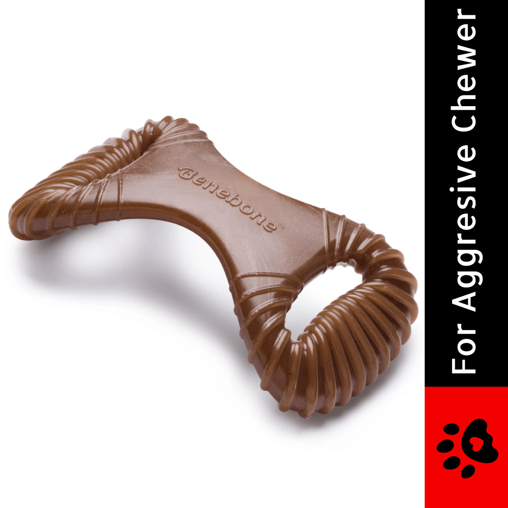 Benebone Peanut Butter Flavored Dental Chew Toy for Dogs | For Aggressive Chewers image 2