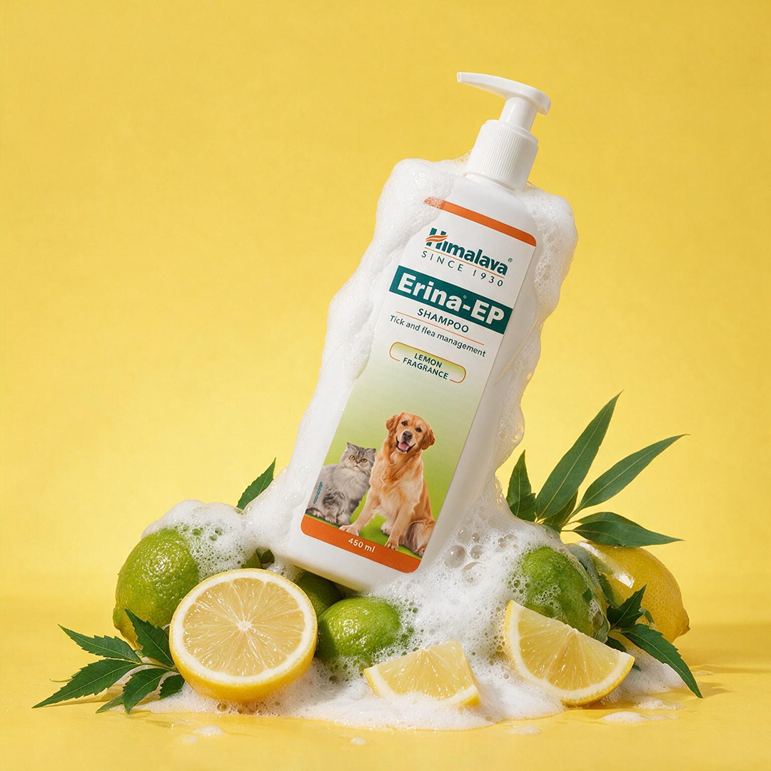 Himalaya Erina EP Tick and Flea Shampoo for Dogs and Cats image 2