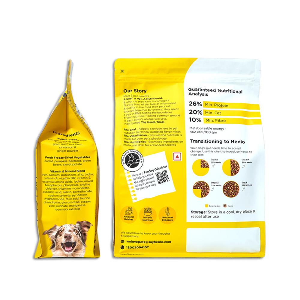Henlo Baked Adult Dry Food and Royal Canin Chunks In Gravy Labrador Retriever Adult Wet Dog Food Combo image 8