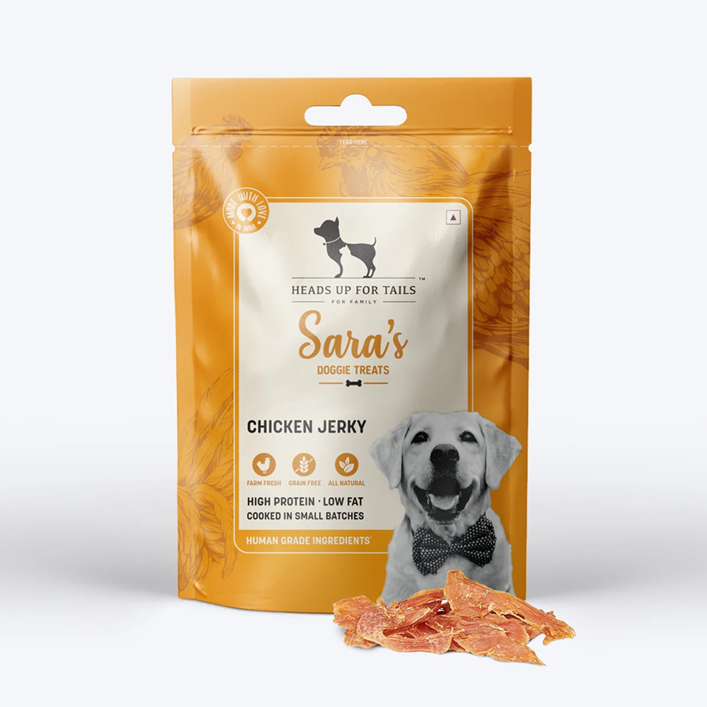 HUFT Sara's Doggie Chicken Jerky Dog Treats