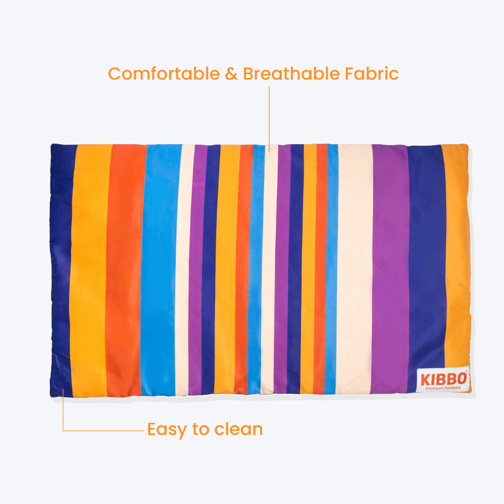 Kibbo Lightweight and Portable Mats for Dogs and Cats (Orange/Purple) image 3