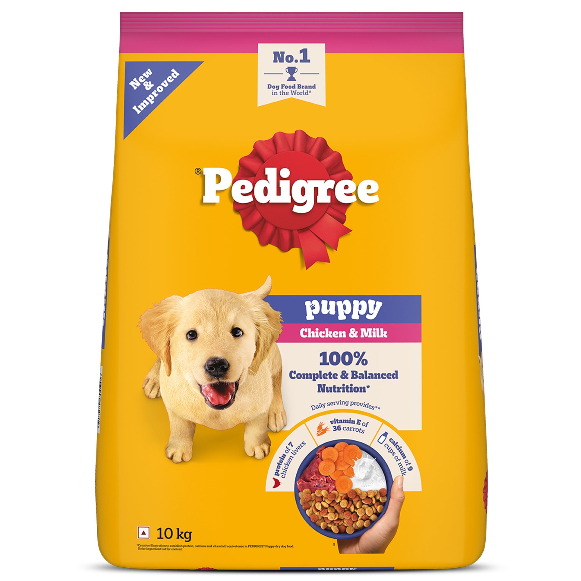 Pedigree Chicken and Milk Puppy Dog Dry Food
