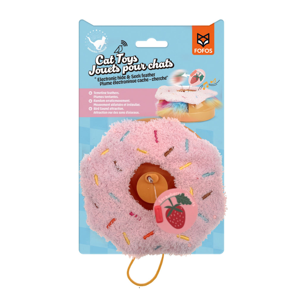 Fofos Donut Shaped Interactive Toy for Cats