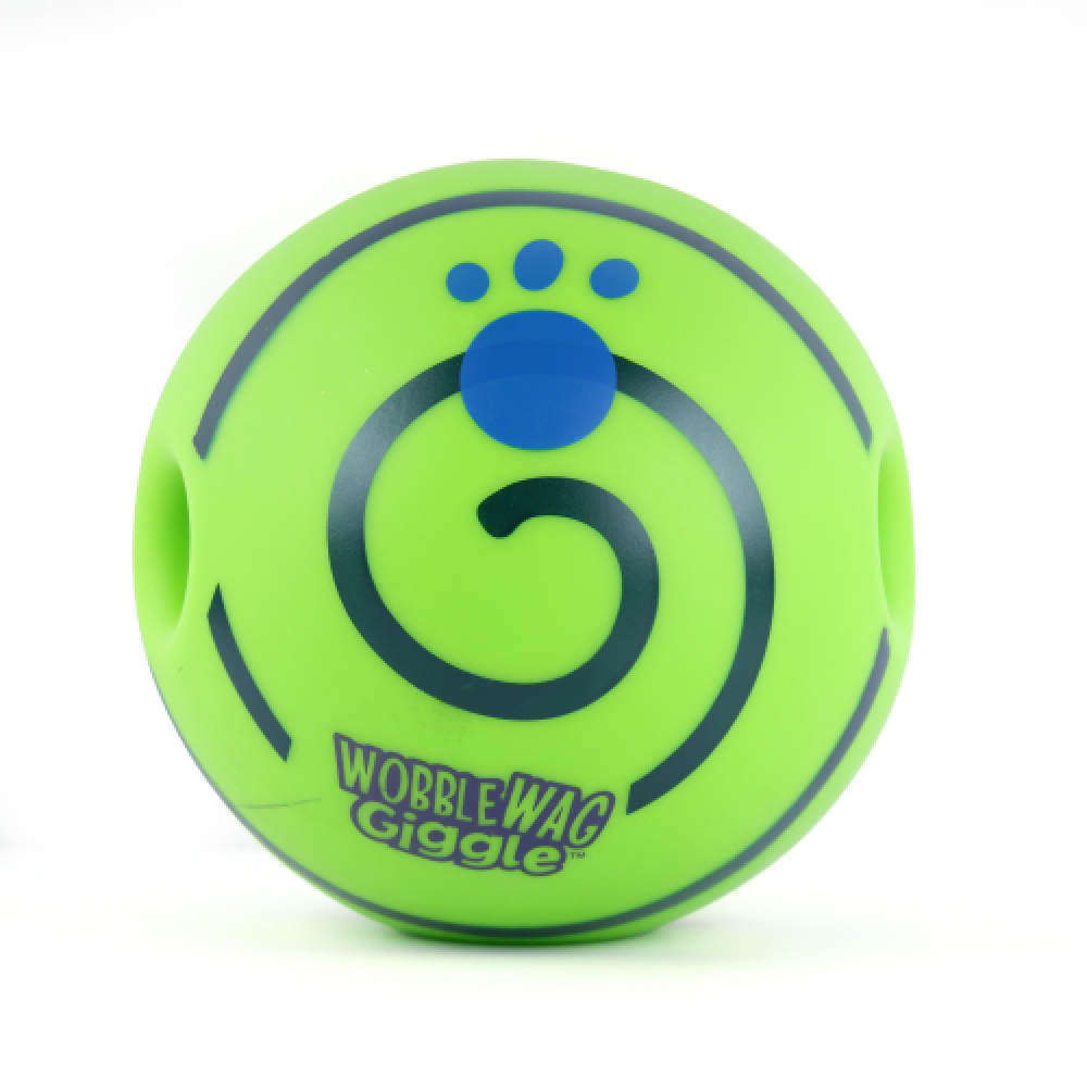 Wobble Wag Giggle Ball Interactive Toy for Dogs | For Medium Chewers (Green) image 5