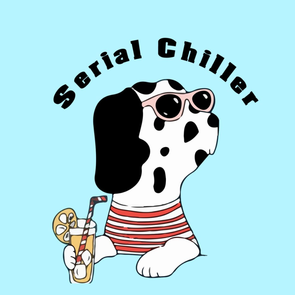 Cheeku Serial Chiller Graphic Cotton T Shirt for Dogs and Cats (Sky Blue) image 3