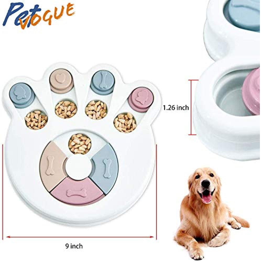 Pet Vogue Slow Feeder Paw Shaped Toy for Dogs and Cats (Green) image 4