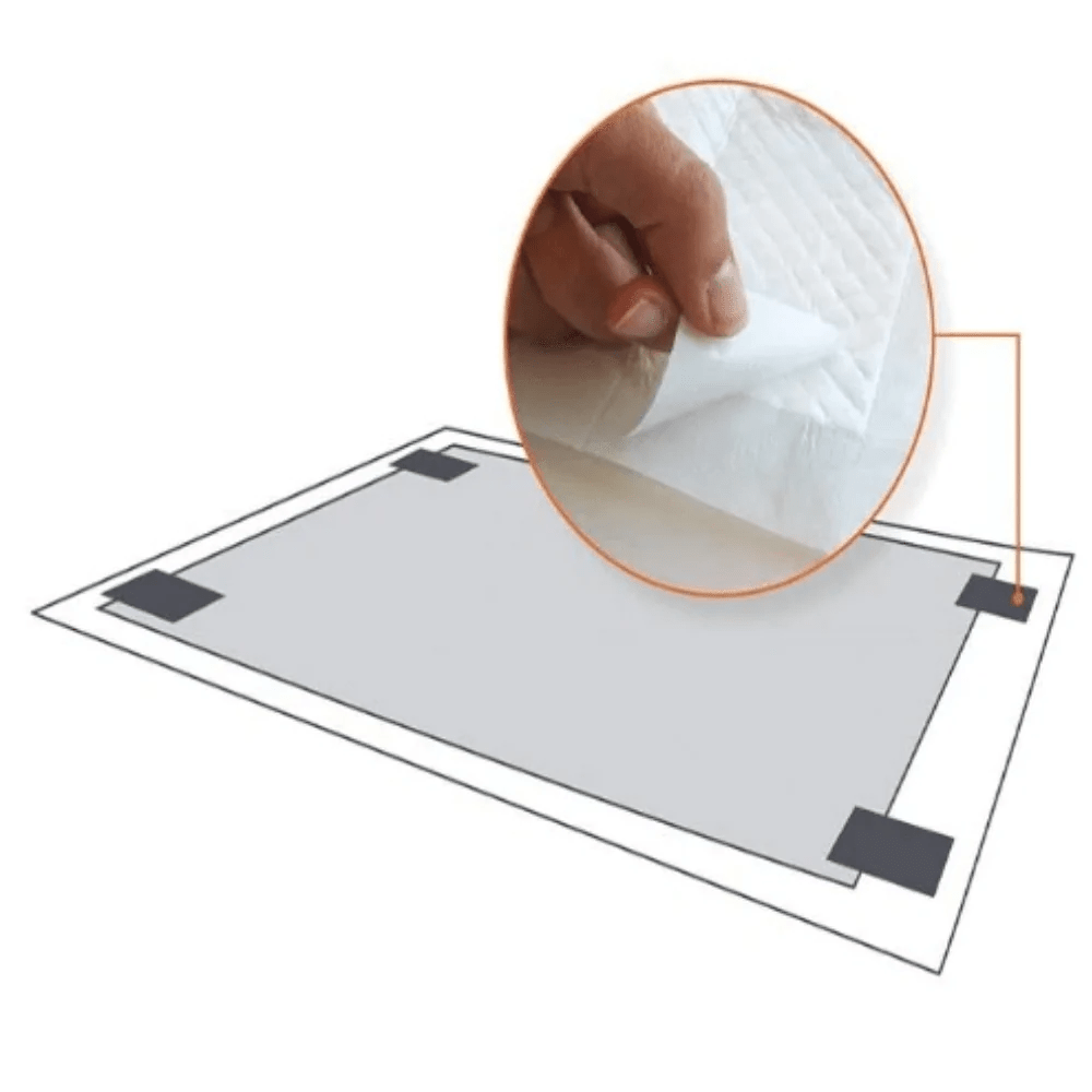 M Pets Easy Fix Puppy Training Pads With Stickers for Dogs (90x60cm) image 5