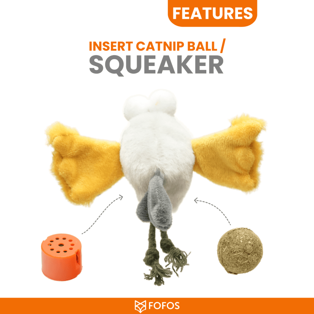 Barkbutler x Fofos Eagle with Catnip Balls Interactive Toy for Cats image 6