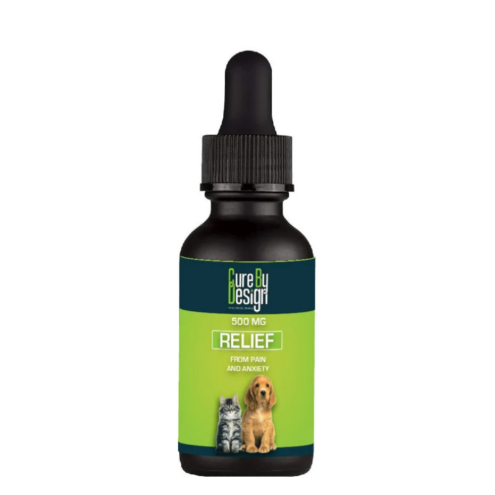 Cure By Design 500mg CBD Relief Oil for Dogs and Cats image 5