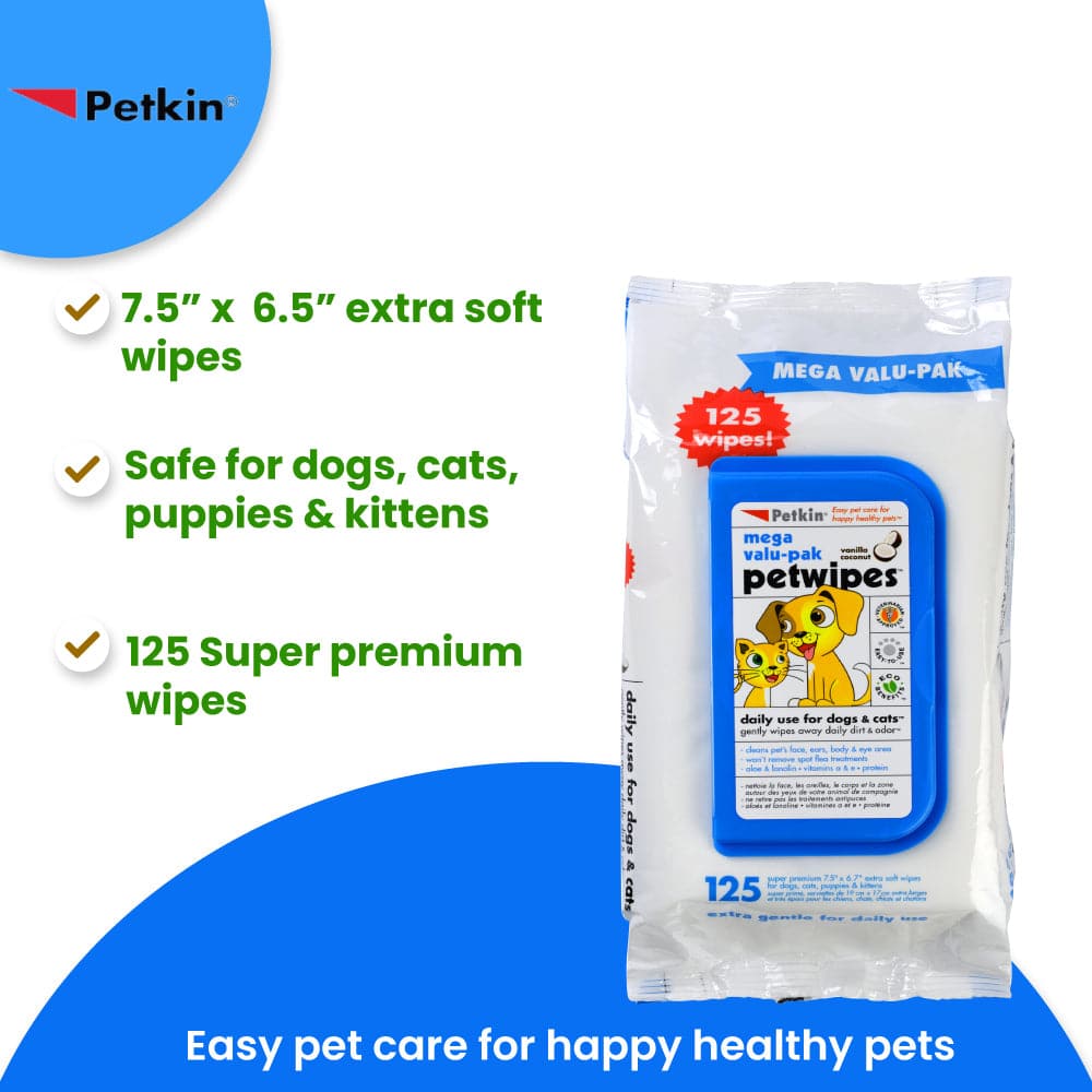 Petkin Mega Value Pack Petwipes for Dogs and Cats image 3
