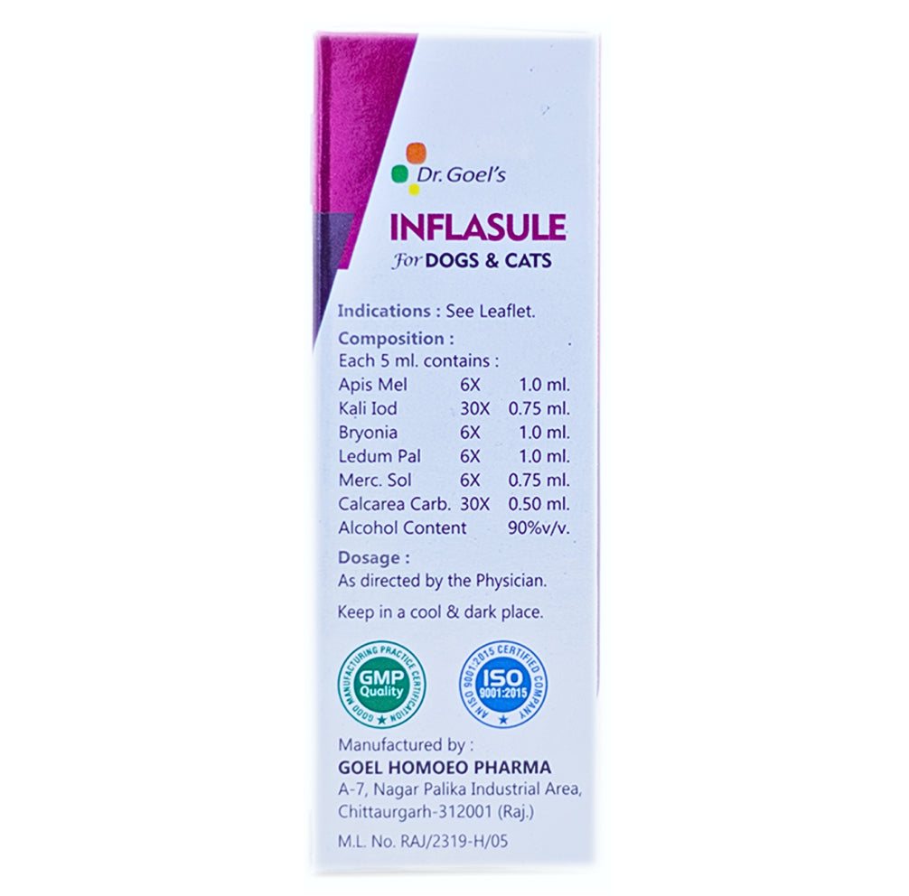 Dr Goel's Inflasule for Dogs and Cats (30ml) image 3