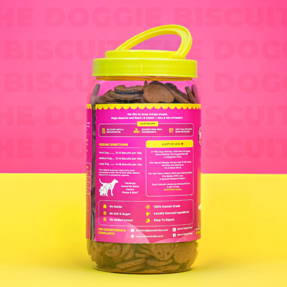 PawsindiaThe Doggie Smoked Liver With Digestion Dog Biscuits image 3