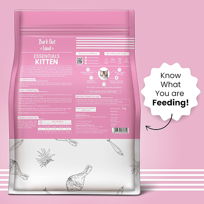 Bark Out Loud Essentials Real Fish Kitten Dry Food image 8