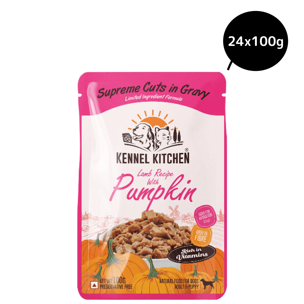 Kennel Kitchen Supreme Cuts in Gravy Lamb with Pumpkin Puppy & Adult Dog Wet Food (All Life Stage) image 8
