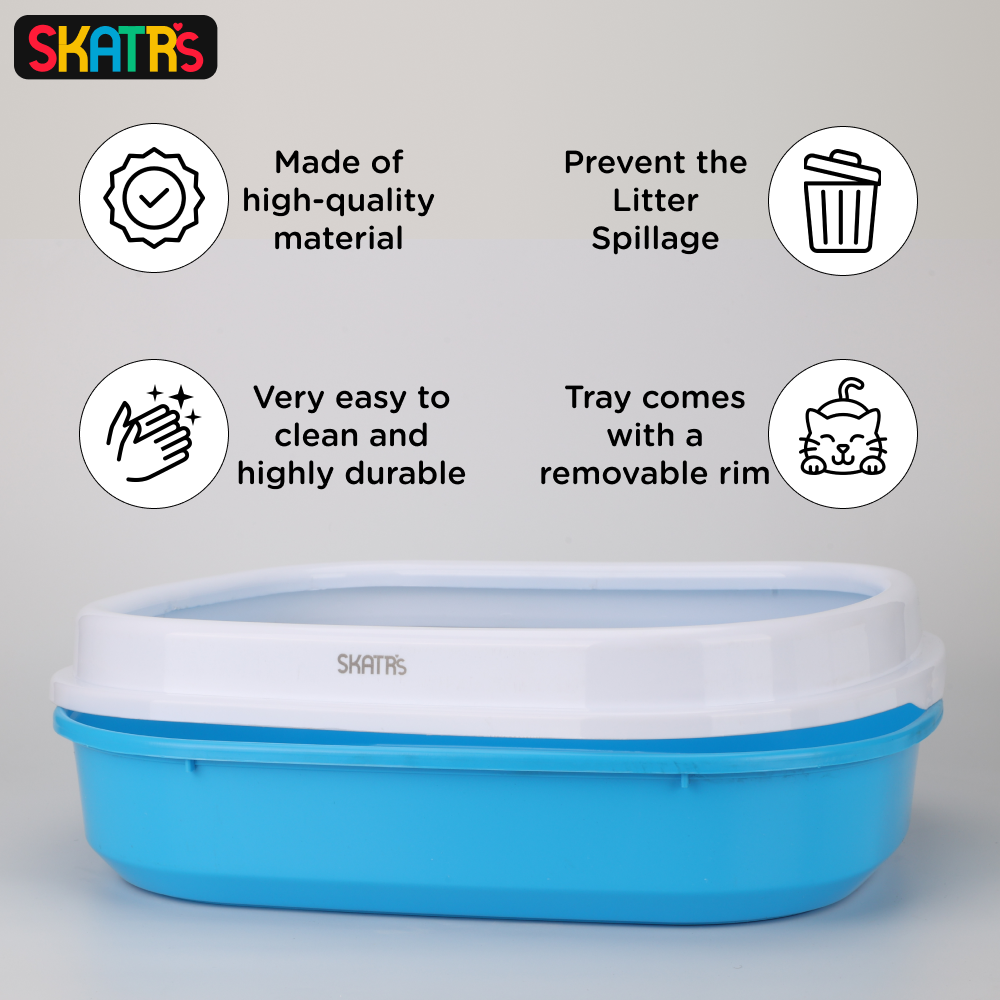 Scoopy Quick Clumping Lavender Scented Litter with Skatrs Litter Tray and Scooper for Cats image 8