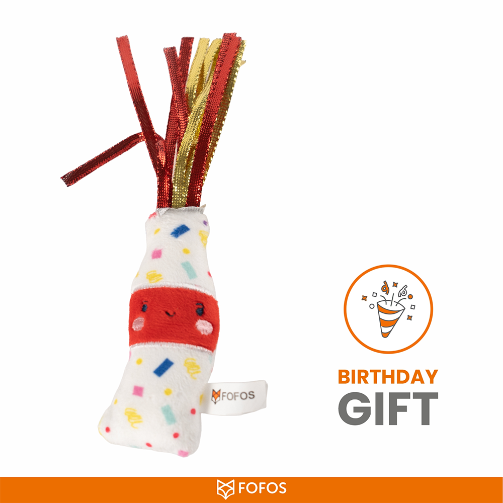 Barkbutler x Fofos Birthday Drink Catnip Toy for Cats image 2