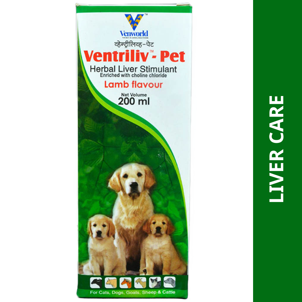 Venkys Ventriliv Pet Syrup for Dogs and Cats (200ml)