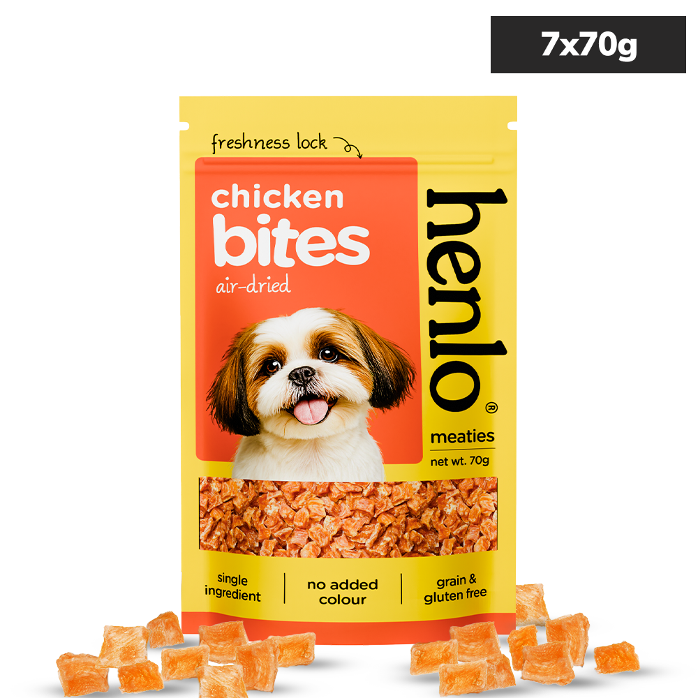 Henlo High Protein Air Dried Chicken Bites Dog Treats image 10