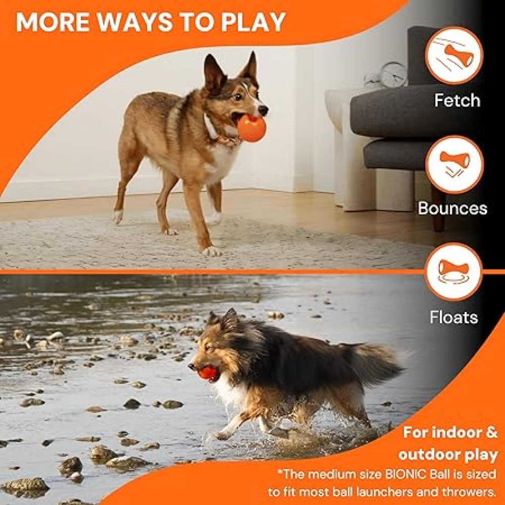 Bionic Ball Toy for Dogs (Orange) image 6
