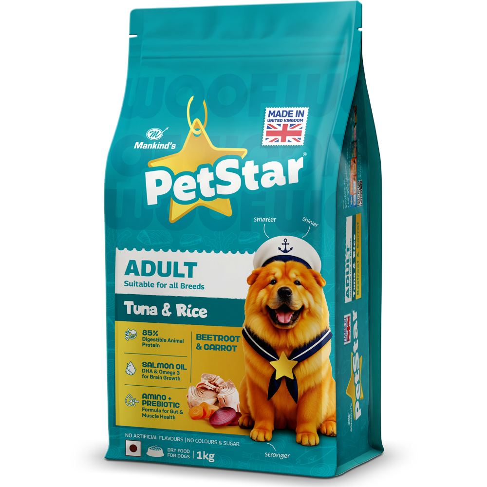 Mankind Petstar Tuna & Rice Formula Adult Dog Dry Food image 3