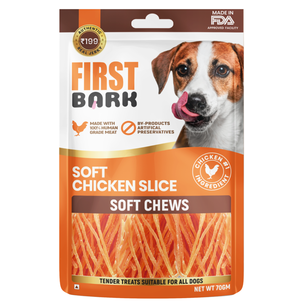 First Bark Soft Chicken Slice Jerky Dog Treat image 2